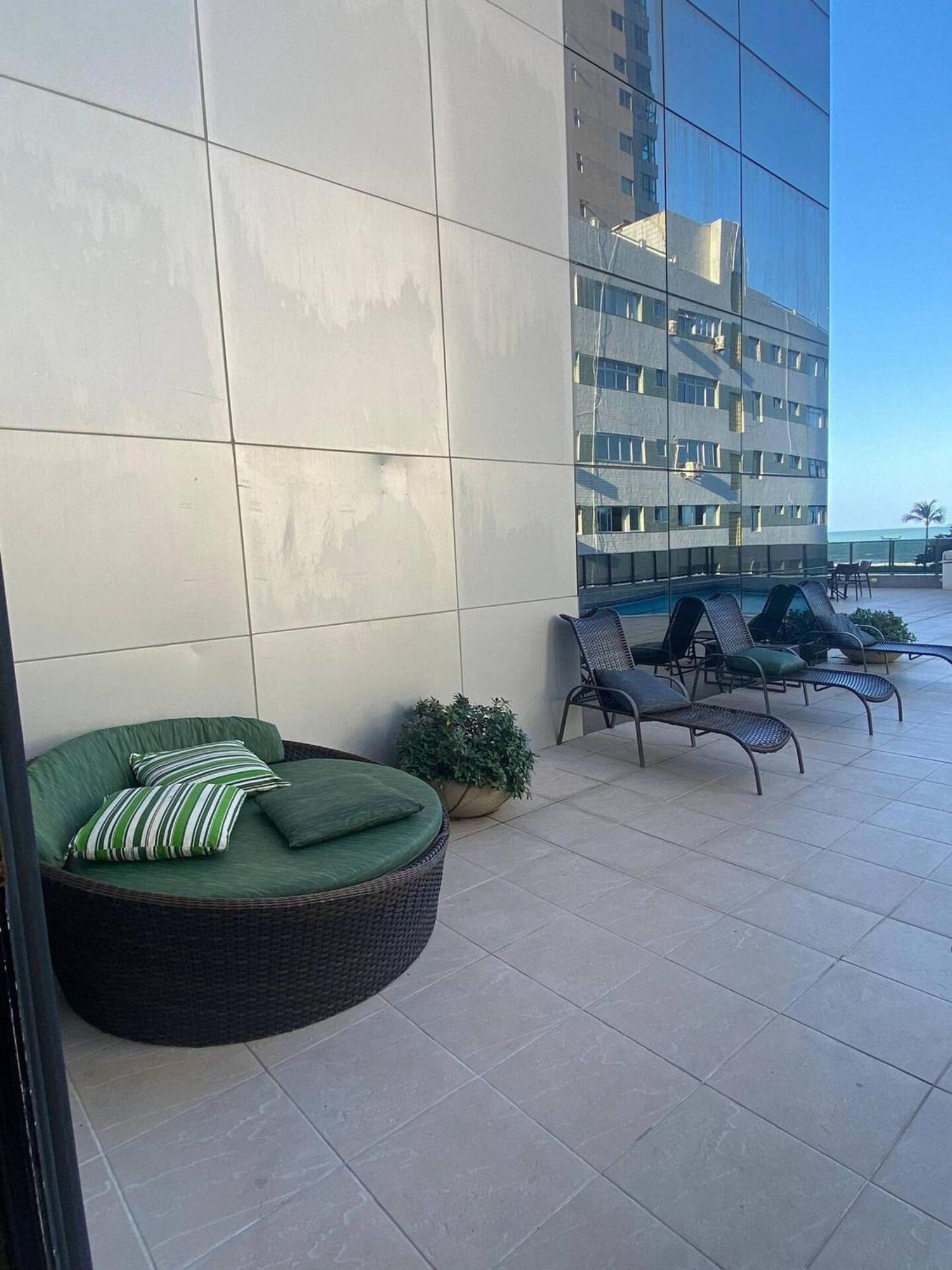 Ferienwohnung Flat Beira Mar Academia Piscina Boa Viagem Recife - Com Cafe Da Manha Opcional Exterior foto